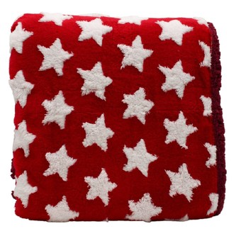 HOME ELEMENTS Beránková deka s jacquard vzorem 150 x 200 cm, 480 GSM