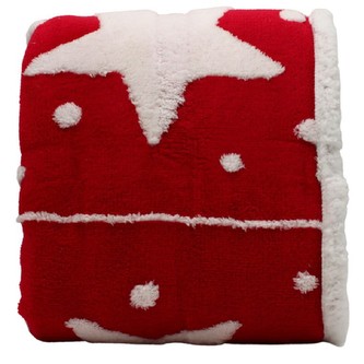 HOME ELEMENTS Beránková deka s jacquard vzorem 150 x 200 cm, 480 GSM