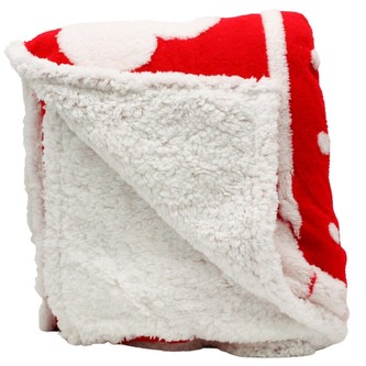 HOME ELEMENTS Beránková deka s jacquard vzorem 150 x 200 cm, 480 GSM