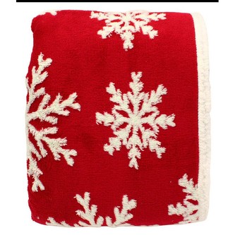 HOME ELEMENTS Beránková deka s jacquard vzorem 150 x 200 cm, 480 GSM