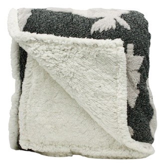 HOME ELEMENTS Beránková deka s jacquard vzorem 150 x 200 cm, 480 GSM