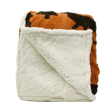 HOME ELEMENTS Beránková deka s jacquard vzorem 150 x 200 cm, 480 GSM