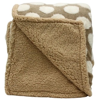 HOME ELEMENTS Beránková deka s jacquard vzorem 150 x 200 cm, 480 GSM