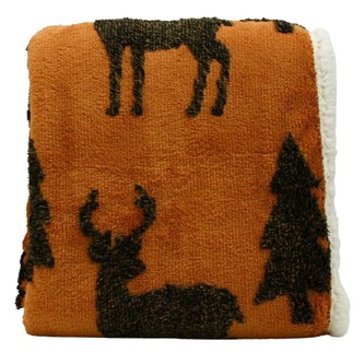 HOME ELEMENTS Beránková deka s jacquard vzorem 150 x 200 cm, 480 GSM