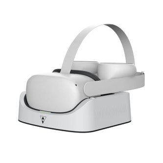 Turtle Beach Fuel Compact VR nabíjecí stanice pro Meta Quest 2, bílá/šedá