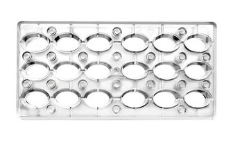 Magnetická forma na čokoládu OVAL - Ibili