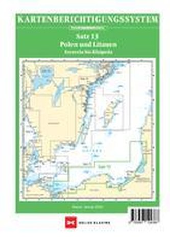 Berichtigung Sportbootkarten Satz 13: Polen und Litauen (Ausgabe 2023)