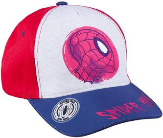 Dětská kšiltovka Marvel|Spiderman: Obličej Spidermana (obvod 53 cm)