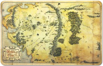 Podložka na jídelní stůl The Hobbit: Middle Earth Map
