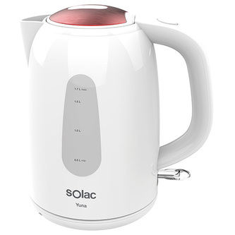Rychlovarná konvice Solac, KT5851 Yuna, kompaktní, objem 1,7 L, 2200 W
