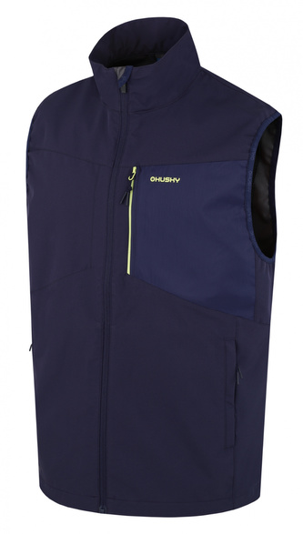 Pánská softshell vesta Salien M dk. blue - L