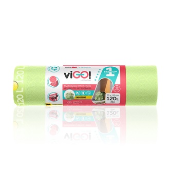 Pytel na odpadky se zatahováním 120 l/8 ks SEASONS SPRING LIME