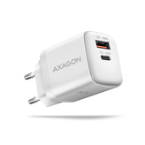 AXAGON nabíječka do sítě / ACU-PQ30W / 1x USB-C / 1x USB-A / PD3.0/QC4/PPS/AFC/Apple / 30W / bílá