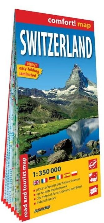Comfort! map Szwajcaria 1:350 000
