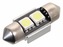 Žárovka 2 SMD LED 12V suf. SV8.5 32mm s rezistorem CAN-BUS ready