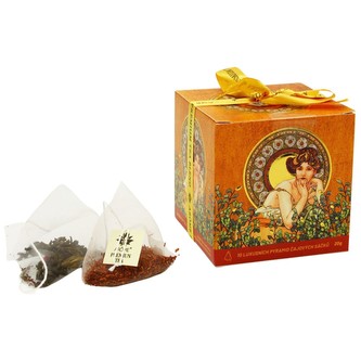 ARÔME Čaj v krabičce, zelený, 2 příchutě po 5 kusech Mucha