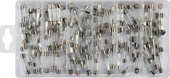 Sada skleněných pojistek 120 ks