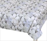 Ubrus DITA - šedý květ - 70x70 cm