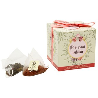 ARÔME Čaj v krabičce, zelený, 2 příchutě po 5 kusech Pro paní učitelku