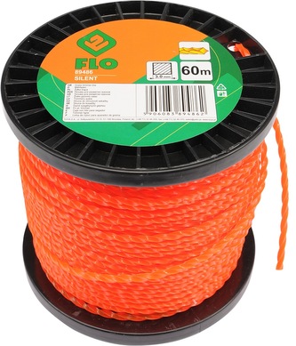 Struna do sekačky čtvercová 3,0 mm x 60 m SILENT