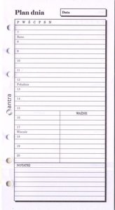 Wkład do organizera ST Plan dnia