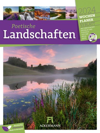 Poetische Landschaften - Wochenplaner Kalender 2024