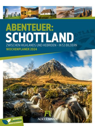 Schottland - Zwischen Highlands und Hebriden - Wochenplaner Kalender 2024