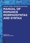 Manual of Romance Morphosyntax and Syntax