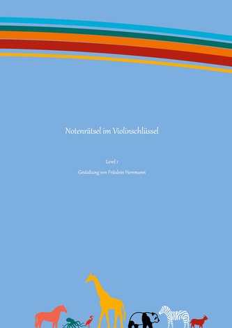 Notenrätsel im Violinschlüssel