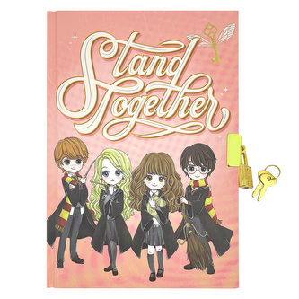 Zápisník Harry Potter - Stand Together se zámkem