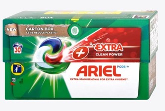 Ariel Plus Extra Clean kapsle na praní 30 ks