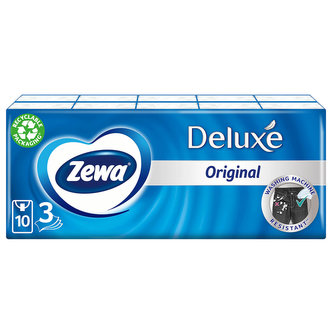 Zewa deluxe kapesníčky, 3vrstvé 10 x 10 ks