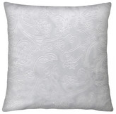 Polštář FLORAL 40x40 cm, světle šedá, mikrovlákno plastický vzor Essex