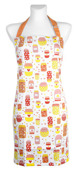 Kuchyňská bavlněná zástěra AMELIA, oranžová,  60x75 cm Essex, 100% bavlna