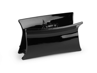 Skřipec do vlasů černý lesklý 1 ks