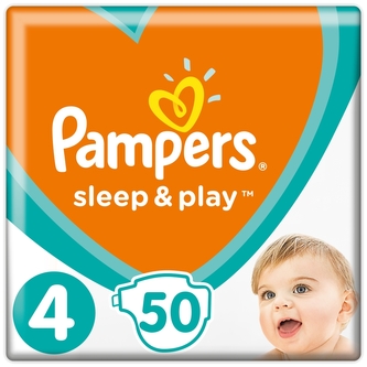Pampers Sleep&Play plenky 4 (9 - 14 kg) 50 ks