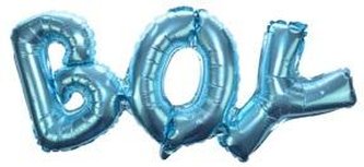 Balon foliowy napis Boy
