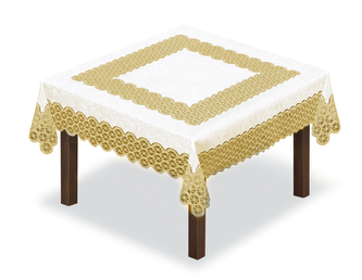 Žakárový ubrus ARLEY 100x100 cm krémová MyBestHome