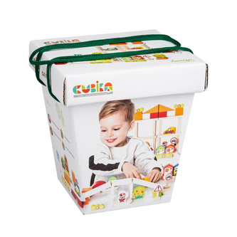 CUBIKA 13913 Doprava ve městě - dřevěná stavebnice 55 dílů CUBIKA 13913 Doprava ve městě - dřevěná stavebnice 55 dílů