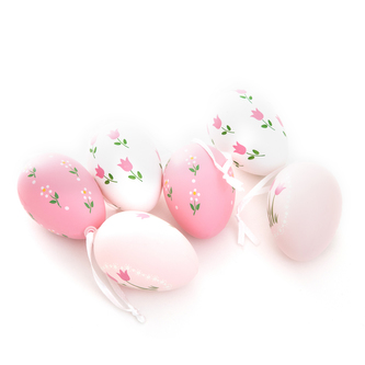Velikonoční přívěsek | ERMELO | vajíčka s květinami | 6 ks | ES23 844701