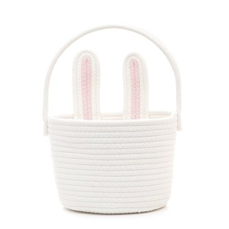 Velikonoční košík | GIALLO | bílý s uchem | 23x15 cm | ES23 846798