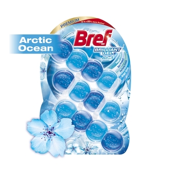 Bref Brilliant Gel All in 1 Artic Ocean WC blok 3 x 42 g