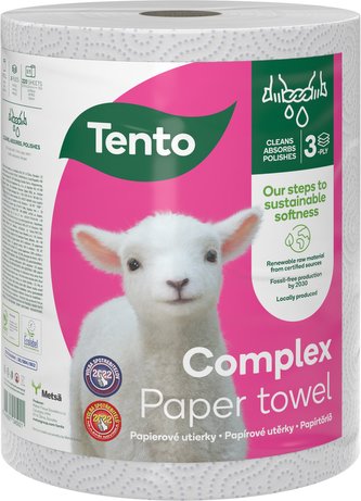 Tento Complex 3in1 papírové utěrky 3vrstvé 1 ks