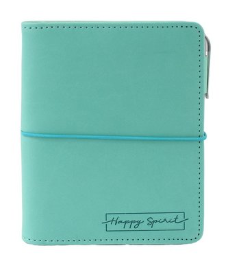 Diář: Tyrkysový kroužkový S  s vyměnitelným kalendáriem