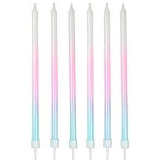 Świeczki ombre 6szt