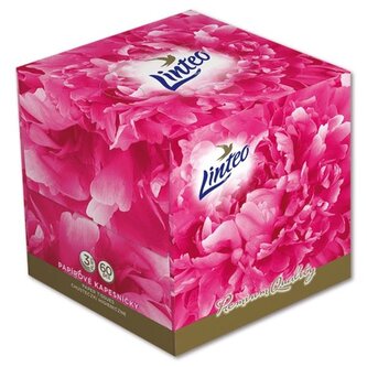 Linteo kapesníky v boxu 3vrstvé 60 ks