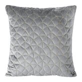 Polštář DANKA stříbrná 45x45 cm Mybesthome