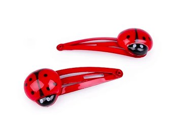 Sponka do vlasů pukačka beruška 12 ks