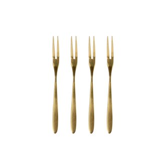 Sada | GRANDE | zlaté vidličky na svačinu | 4 ks | AW21 998724