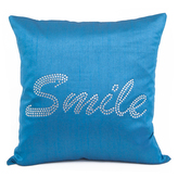 Polštář SMILE tyrkysová MyBestHome 40x40cm